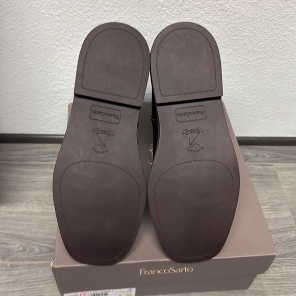 Franco Sarto Axel Ankle Boot In Dark Hickory Brown Leather - Picture 4 of 10